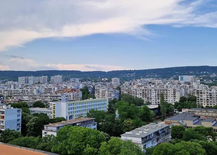 студио тони 2 с панорамна тераса и морска гледка فارنا